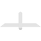 Ekena Millwork Eugene Architectural Grade PVC Gable Bracket, 48"W x 18"H x 2"D x 4"F, 9/12 Pitch GBP048X18X0204EUG00 - alternate 4